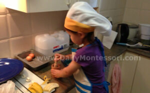Activity: Cutting Up And Washing Vegetables And Fruits